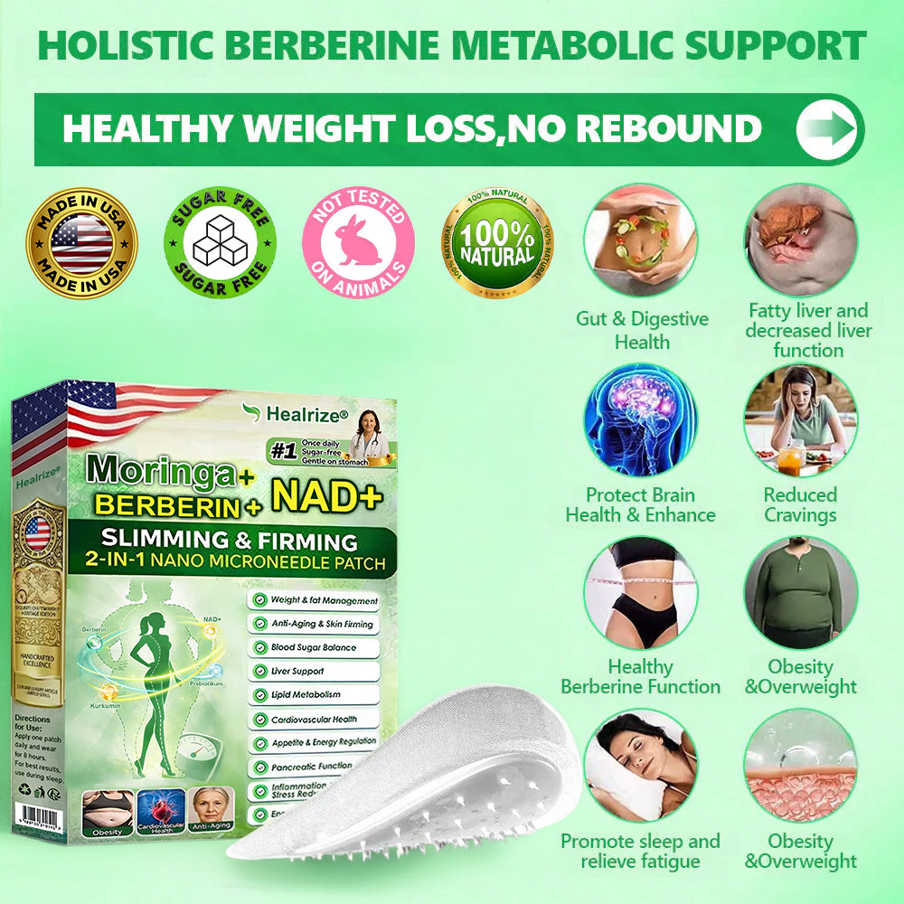 【𝐿𝑎𝑠𝑡 𝐷𝑎𝑦 𝑃𝑟𝑜𝑚𝑜𝑡𝑖𝑜𝑛 80% 𝑂𝐹𝐹】👩🏼‍⚕️ Healrize® 𝑀𝑜𝑟𝑖𝑛𝑔𝑎 · 𝐵𝑒𝑟𝑏𝑒𝑟𝑖𝑛𝑒 × 𝑁𝐴𝐷+10-𝑖𝑛-1 𝐴𝑑𝑣𝑎n𝑐𝑒𝑑 𝑁𝑎𝑛𝑜 𝑀𝑖𝑐𝑟𝑜𝑛𝑒𝑒𝑑𝑙𝑒 𝑃𝑎𝑡𝑐ℎ🔬𝟩 𝑃𝑎𝑡𝑐ℎ𝑒𝑠 𝑃𝑒𝑟 𝐵𝑜𝑥 · 𝑂𝑛𝑒-𝑊𝑒𝑒𝑘 𝑆𝑢𝑝𝑝𝑙𝑦