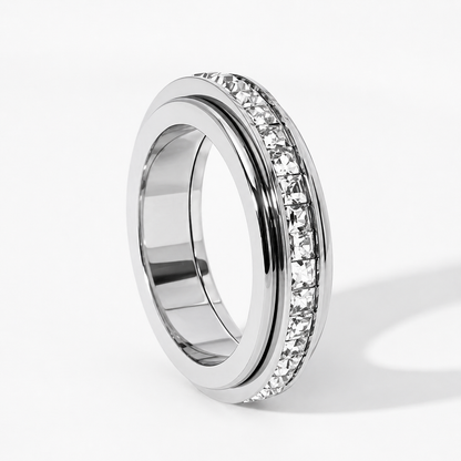 💎 Oneswear® Rotatable Starry Sky Ring — A Calming Touch for Everyday Stress