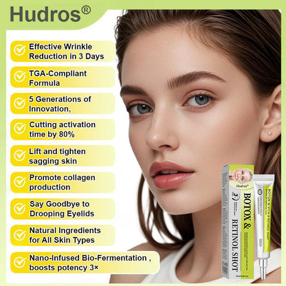 Hudros® Botox & Vita-A Retinol Shot Wrinkle-Lift Tightening cream - Last Day Promotion 70% OFF