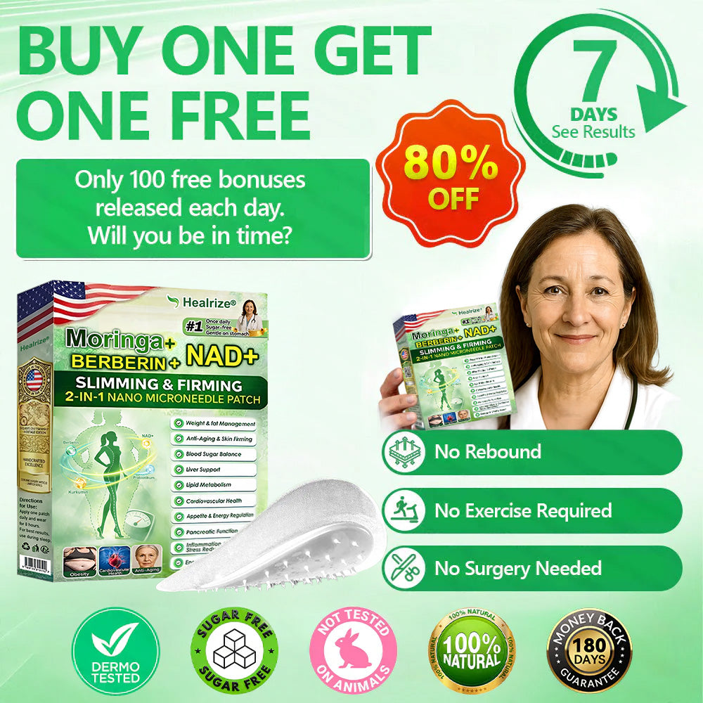 【𝐿𝑎𝑠𝑡 𝐷𝑎𝑦 𝑃𝑟𝑜𝑚𝑜𝑡𝑖𝑜𝑛 80% 𝑂𝐹𝐹】👩🏼‍⚕️ Healrize® 𝑀𝑜𝑟𝑖𝑛𝑔𝑎 · 𝐵𝑒𝑟𝑏𝑒𝑟𝑖𝑛𝑒 × 𝑁𝐴𝐷+10-𝑖𝑛-1 𝐴𝑑𝑣𝑎n𝑐𝑒𝑑 𝑁𝑎𝑛𝑜 𝑀𝑖𝑐𝑟𝑜𝑛𝑒𝑒𝑑𝑙𝑒 𝑃𝑎𝑡𝑐ℎ🔬𝟩 𝑃𝑎𝑡𝑐ℎ𝑒𝑠 𝑃𝑒𝑟 𝐵𝑜𝑥 · 𝑂𝑛𝑒-𝑊𝑒𝑒𝑘 𝑆𝑢𝑝𝑝𝑙𝑦