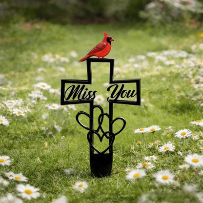 🐦LAST DAY 50% OFF -💖Metal Cemetery Memorial Plaque for Remembrance✝️