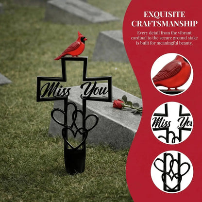 🐦LAST DAY 50% OFF -💖Metal Cemetery Memorial Plaque for Remembrance✝️