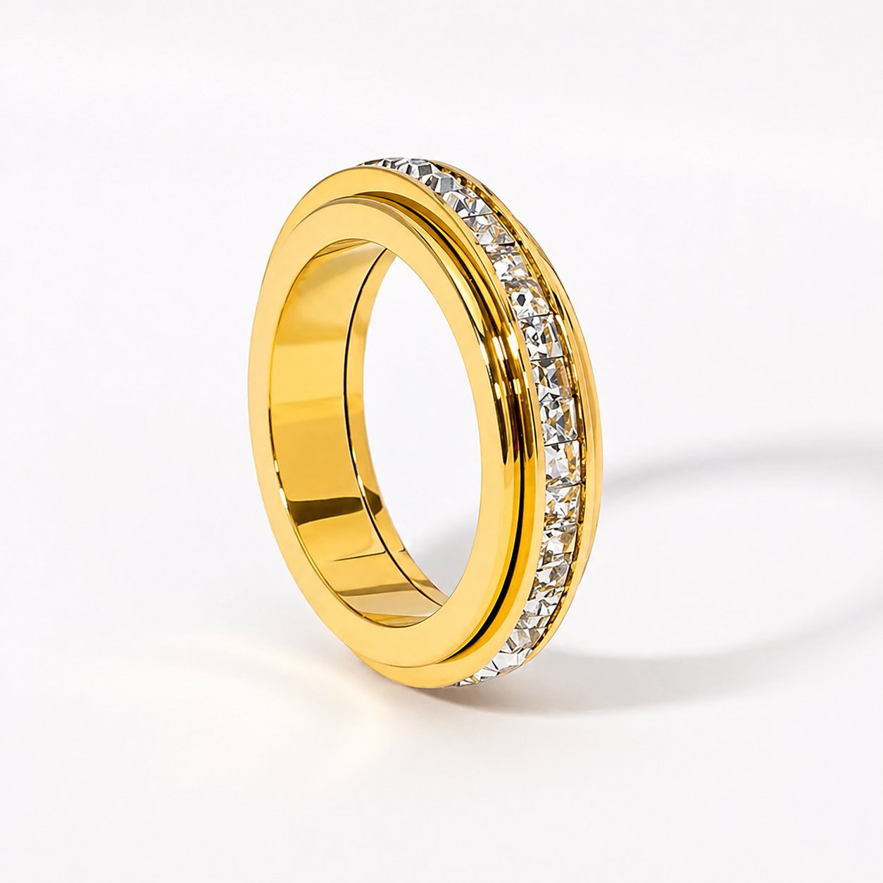 💎 Oneswear® Rotatable Starry Sky Ring — A Calming Touch for Everyday Stress