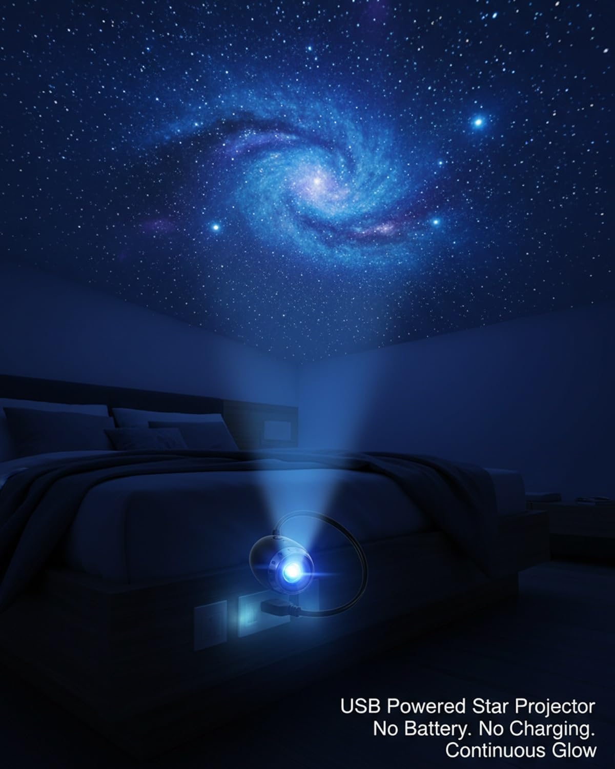 ✨✨REBYIPO® 2026 Upgraded Model Portable and Adjustable 2-in-1 Night Light + Star Projector🔥🔥