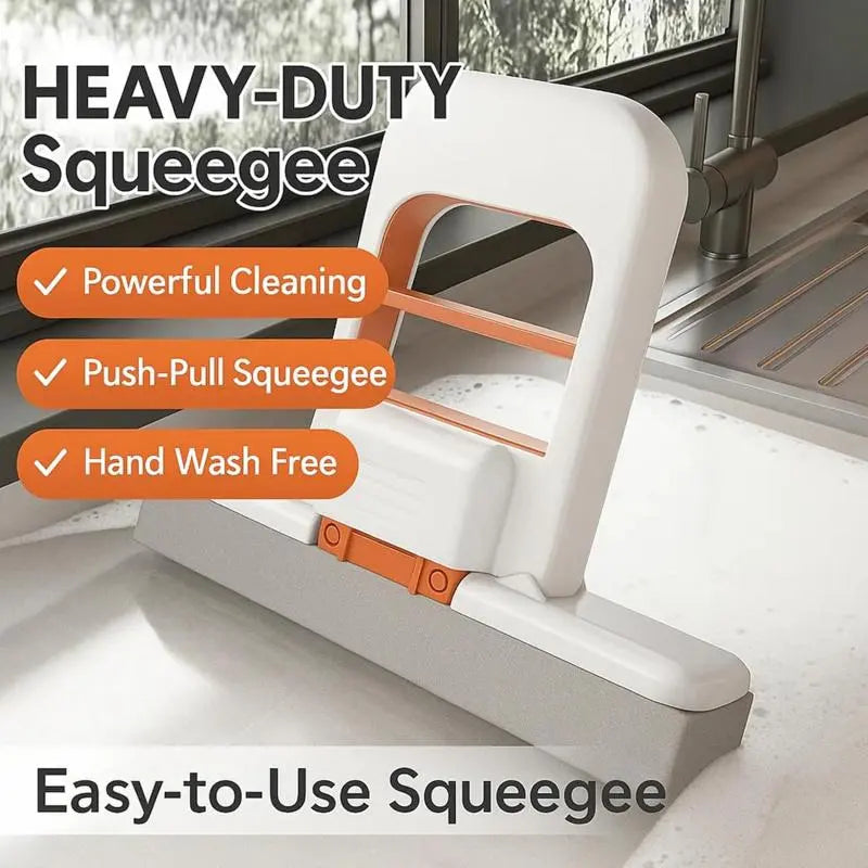 ✨🧽 Mini Self-Squeezing Mop – No-Hands Cleaning Tool | Perfect for Kitchen, Bathroom, Glass & Small Spaces | Compact & Lightweight
