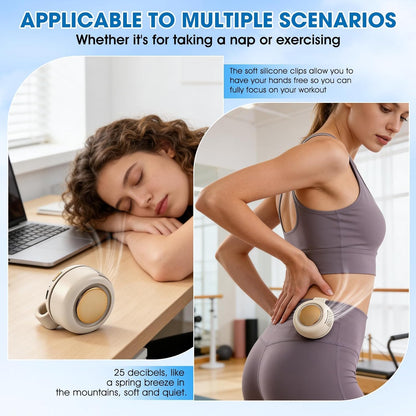 ✨2026 New Portable Clip-On Fan — Wearable for Outdoors, Travel, and Office Use🔥🔥