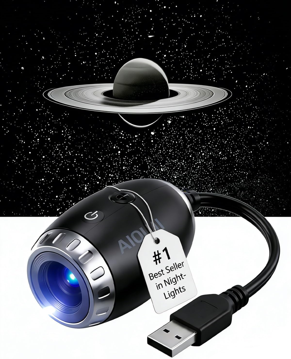 ✨✨REBYIPO® 2026 Upgraded Model Portable and Adjustable 2-in-1 Night Light + Star Projector🔥🔥