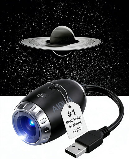 ✨✨REBYIPO® 2026 Upgraded Model Portable and Adjustable 2-in-1 Night Light + Star Projector🔥🔥