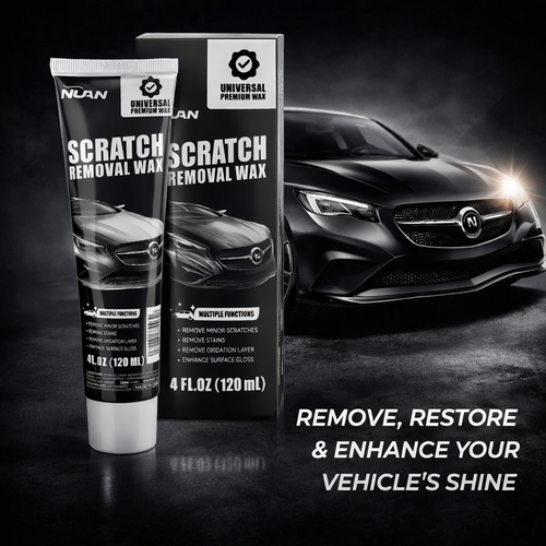 ✨✨ REBYIPO® 2026 All-New Upgraded Car Scratch Repair Wax — Includes Application Sponge and Towel🔥🔥