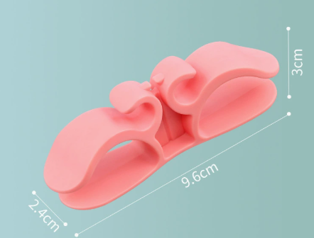 Self-adhesive silicone cable holder for home appliances